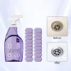 Kitchen Heavy Oil Multi Functional Cleaning Agent Concentrated Cleaning Tablets for Grease Bathroom Toilets Household Degreaser