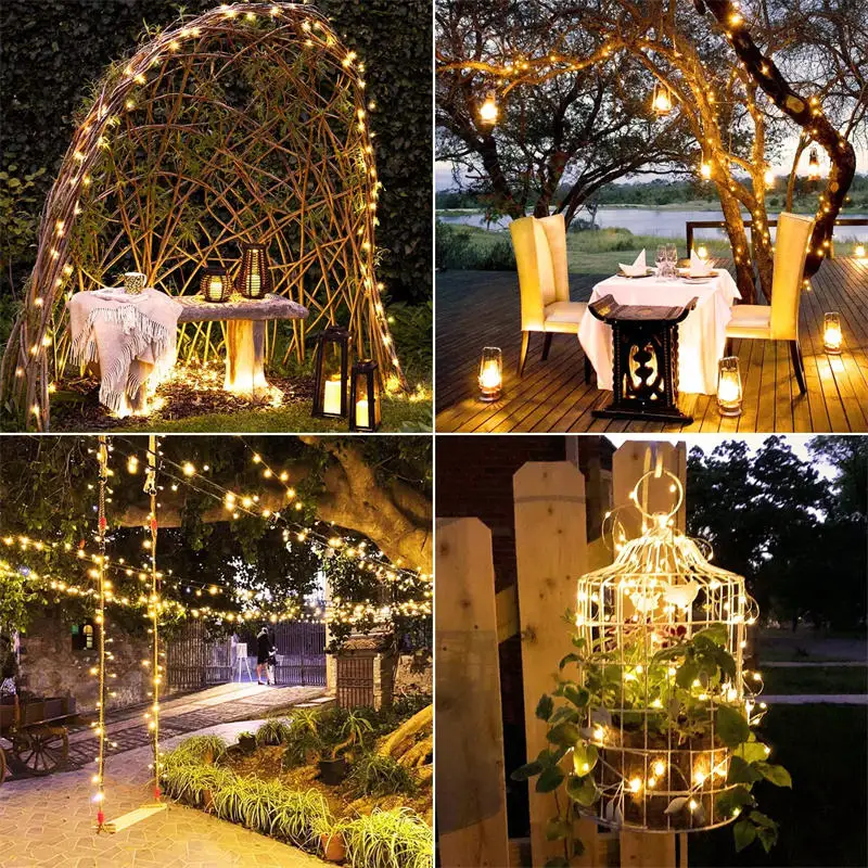 LED Solar Light Outdoor Garden Fairy String Light Led Twinkle Waterproof Lamp for Christmas Patio Tree Party 6m/12m/23m/33m - Image 3