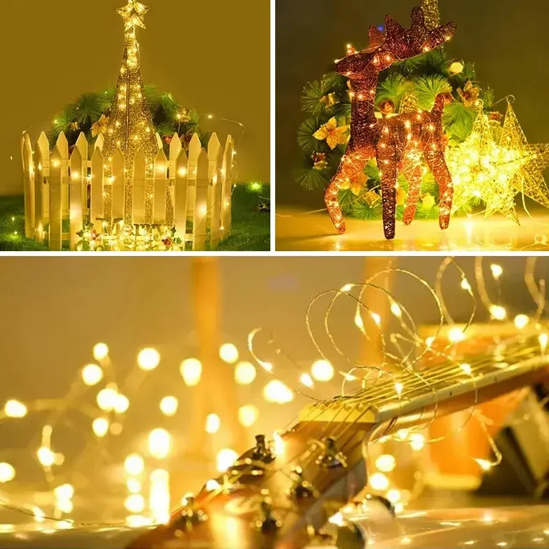 LED Solar Light Outdoor Garden Fairy String Light Led Twinkle Waterproof Lamp for Christmas Patio Tree Party 6m/12m/23m/33m - Image 5