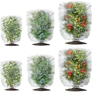 Large Fruit Tree Netting with Drawstring Garden Netting for Garden Protection, Insect Bird Netting for Fruit Trees, Protection f