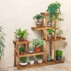 Large Multi-layer Wooden Plant Stand Flower Pot Display Rack Garden Balcony