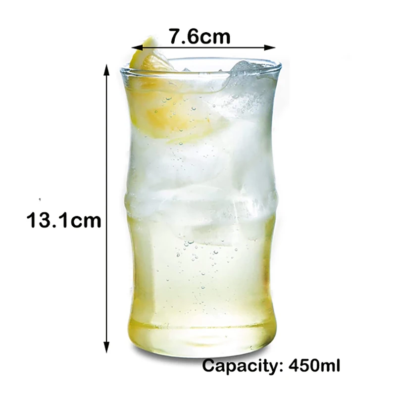 Lead Free Creative Glass Crystal Highball Glass Barware Collins Tumbler Drinking Glasses For Water, Juice, Beer, And Cocktail - Image 6