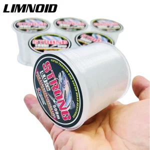 Limnoid 100/500M Fluorocarbon Fishing Line Japanese Material Monofilament Camouflage Spot Line 3.8-21kg for Saltwater/Freshwater