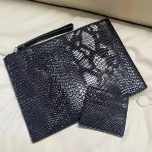 Luxury 3D Serpentine women Clutch Bags Brand Designer iPad Handbags Fashion pu Leather Party Envelope Bag for ladies Wrist walle
