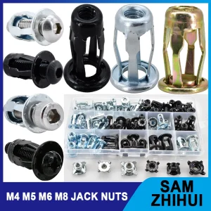 M4 M5 M6 M8 Petal Shape Rivet Nuts Panel Metal Clamp Lock Pop Nut License Plate Fixing Rivnut Expansion Rivets Molly Jack Nuts