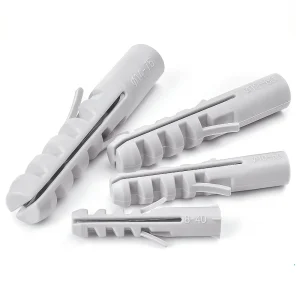 M5 M6 M8 M10 M12 M14 Plastic Expansion Tube Pipe Wall Anchors Plugs Grey Self-tapping Screw Plug Plastic Wall Wood Hardware Tool
