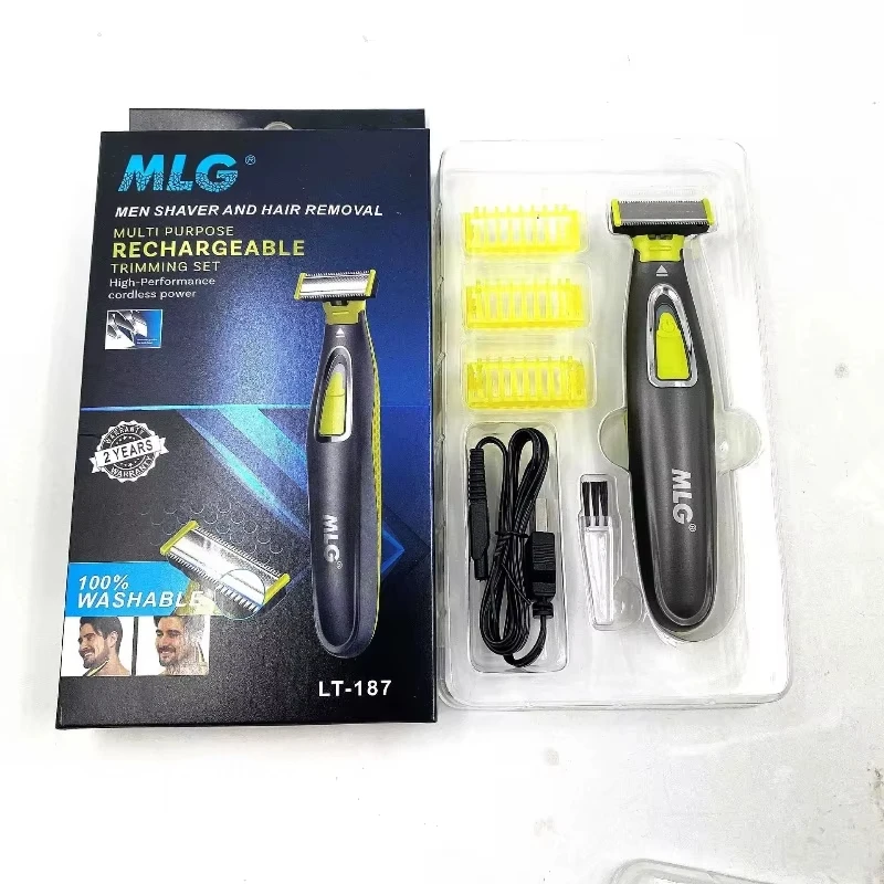 MLG Electric Shaver For Men and Women Portable Full Body Trimmer USB T Shaped Blade Razor For Beard Armpit For Washable - Image 6