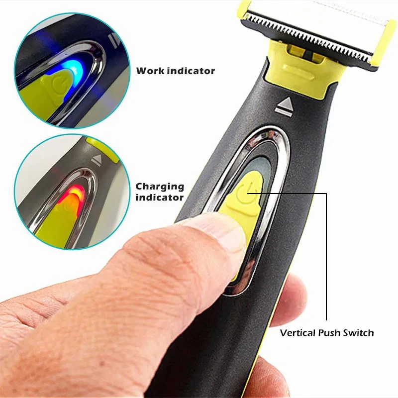 MLG Electric Shaver For Men and Women Portable Full Body Trimmer USB T Shaped Blade Razor For Beard Armpit For Washable - Image 4
