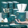 Mahan 5-Layer 105g Thickened Toilet Paper Core 24 Rolls per Box Home Use Affordable Hygienic Paper Towels Quality Chinese