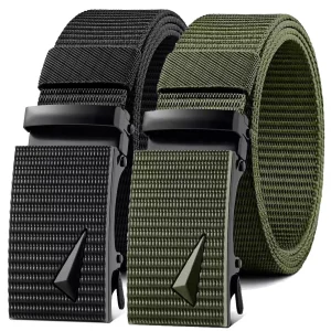 Men Automatic Buckle Nylon Male Belt for Men Waist Canvas Belts High Quality Straps