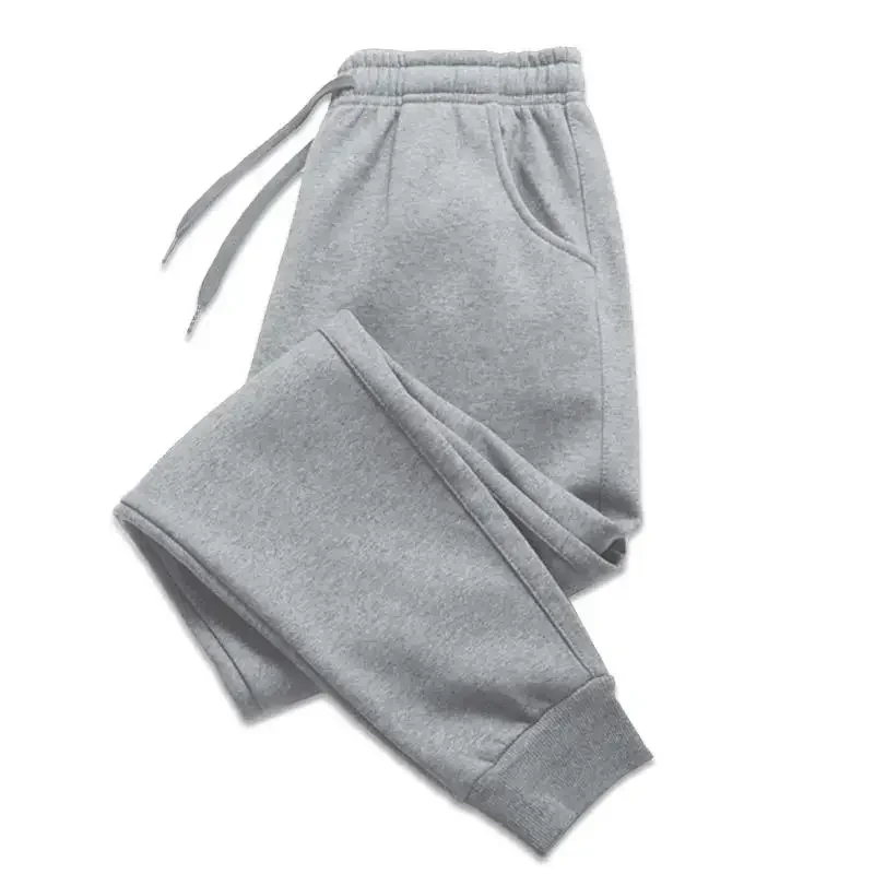 Men's Casual Fleece Sweatpants, Long Jogging Pants, Soft and Comfortable Sweatpants, Autumn and Winter 5 Colors S-3XL - Image 5