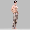 Men's Pure Cotton Pajama Pants for Spring and Autumn, Comfortable and Stylish Loose Fit, Plus Size, Casual, Suitable for Middle-Aged and Elderly, High-Quality Long Pants