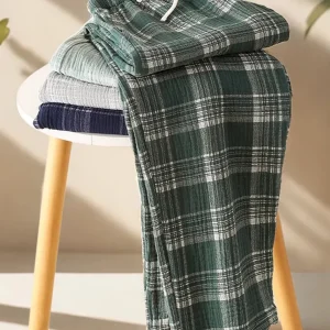 Men's Summer Pajama Pants, Thin, Loose, Large Size, Spring and Autumn Casual Home Pants, Can Be Worn Outside