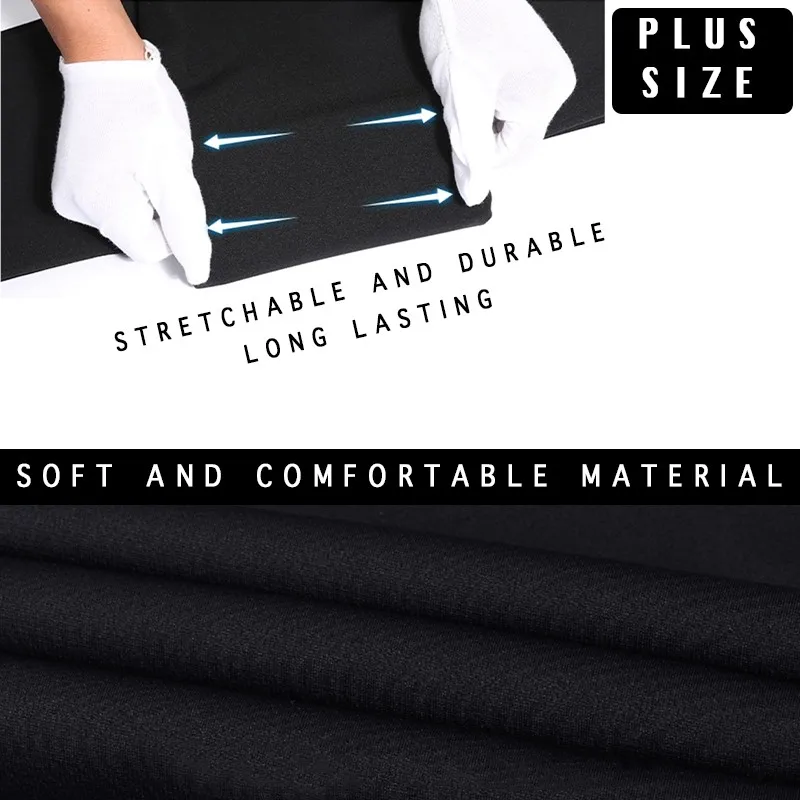 Men's Summer Thick Big Formal Pants Plus Size Seluar Slack Lelaki Elastic Men Business Casual Long Pant Flexible Trousers - Image 2