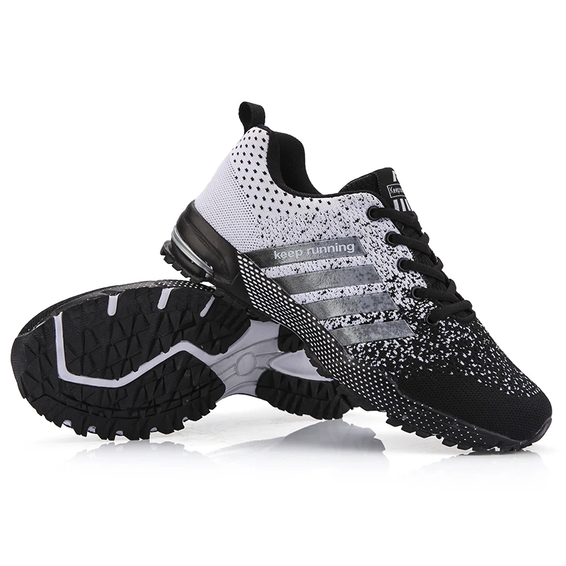 Men's shoes Casual non-slip plus size Fashion sneakers Breathable running shoes Outdoor walking training tennis shoes36-47 - Image 2