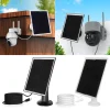 Micro USB Type-C 2 Ports Solar Panel Charger 20W 5V Shingled Solar Charging Panel Waterproof Kit for EufyCam 3 S330/3C S300/2/2C