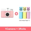 Mini Camera Instant Print - Single-Lens 1080P HD Video Cameras No-Screen Instant Camera for Photo Print Paper Christmas