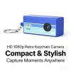 Mini Keychain Camera HD 1080p Retro Y2K Camera with 0.96-inch HD Screen for Outdoor Photos and Videos