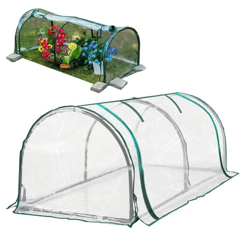 Mini Small Greenhouse for Outdoor Indoor Plant Portable Greenhouse Cover Garden Accessory Tent Gardening Plant Efficient Protect