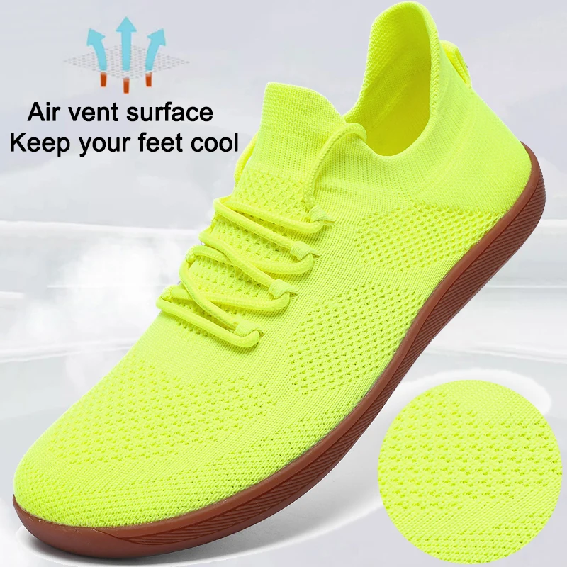 Minimalist barefoot shoes Unisex lightweight breathable wide toe sneakers outdoor casual walking shoes - Image 2