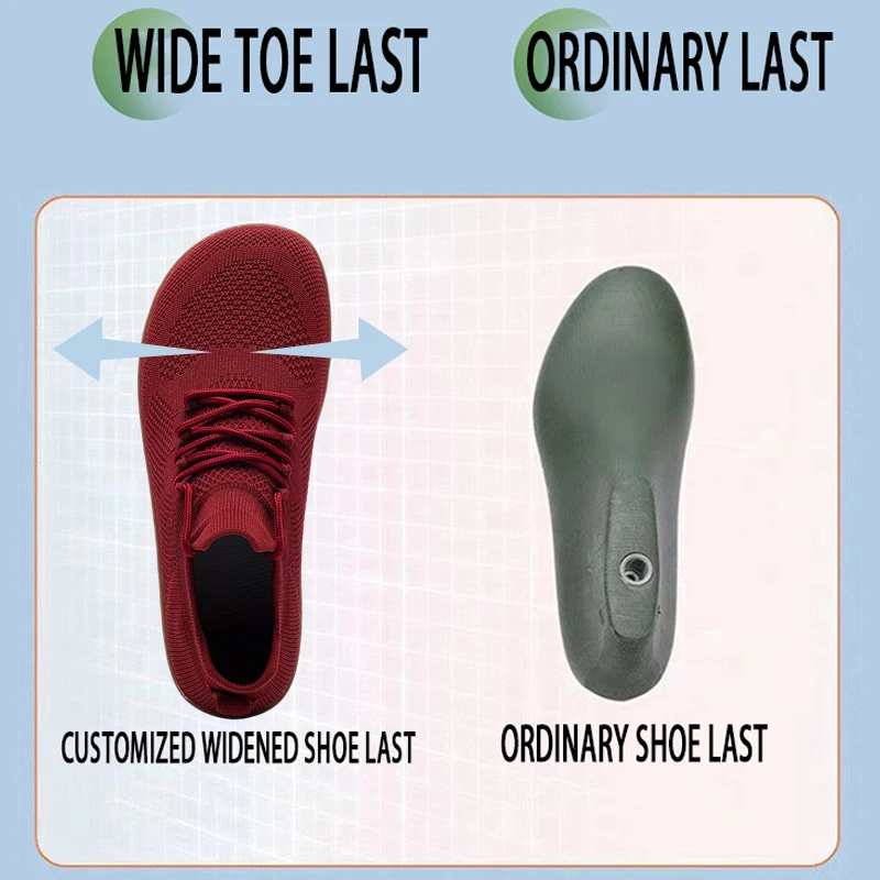 Minimalist barefoot shoes Unisex lightweight breathable wide toe sneakers outdoor casual walking shoes - Image 4