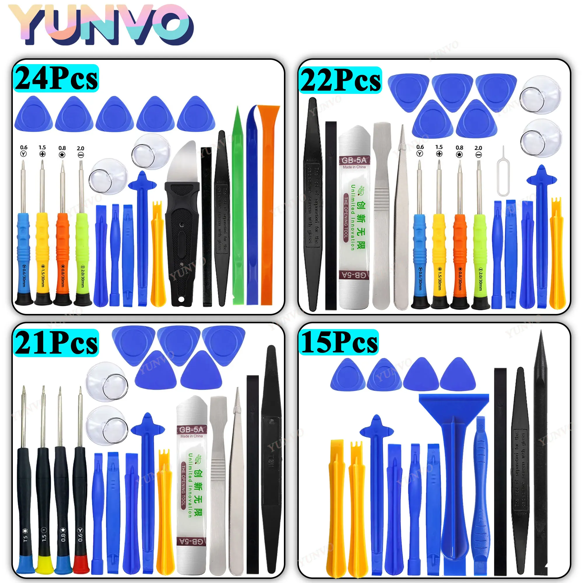 Mobile Phone Disassembly Repair Tools for Apple Android Set Opening Screwdriver Combination Skid Multi Function Disassembly Kit - Image 2