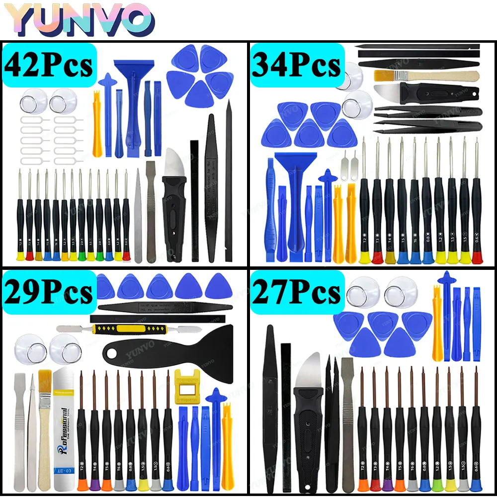 Mobile Phone Disassembly Repair Tools for Apple Android Set Opening Screwdriver Combination Skid Multi Function Disassembly Kit - Image 3