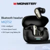 Monster MQT52 Wireless Bluetooth 5.4 Earphones Long Battery Life Gaming Headphones Dual Mode HIFI Stereo Sound Headset With Mic