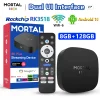 Mortal T1+ RK3518 Rockchip Smart TV Box BT5.4 Android 16.0 ROM 128GB RAM 8GB Wifi6 8K Voice Assistant Media Player TV Box