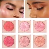Multi-Color Glossy Blush Highlighter, Baking Process, Moisturizing and Glossy Makeup Effect, with Pearlescent Brightening Effect