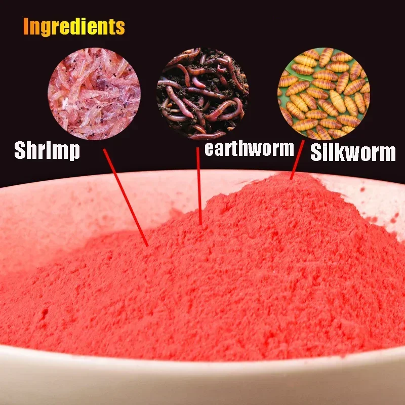 Musk Flavor 50g Fishing Lure Additive Groundbait Carp Meal Food Feed Worm Shrimp Fishy Herb Raw Scent Formula Insects Pesca Bait - Image 2