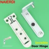 NAIERDI Adjustable Concealed Pivot Hinges,2 Pieces Heavy Duty Invisible Door Hinges for Interior Doors,Left Right Fine Tuning