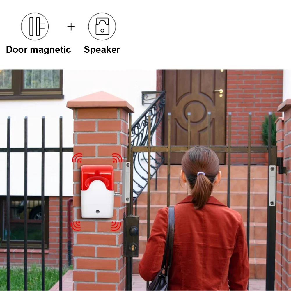 NC Door Sensor Metal Wired Roller Shutter Door Magnetic Contact Reed Switch for Security Alarm System - Image 4