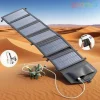 NEW 800W Foldable Solar Panel Portable 6-fold Solar Panels Charger USB 5V DC Full Time Power Solar Panel Mobile Power Supply
