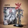New Alien Stranger Monster Building Blocks Poseable Sci Fi Creature Everythings Model Kit Desktop Display Gift for Adults Kids