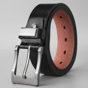 New Fashion Luxury Belt For Men PU Leather Belt Metal Pin Buckle High Quality Famous Brand Designer Waist Strap Belts Plus Size