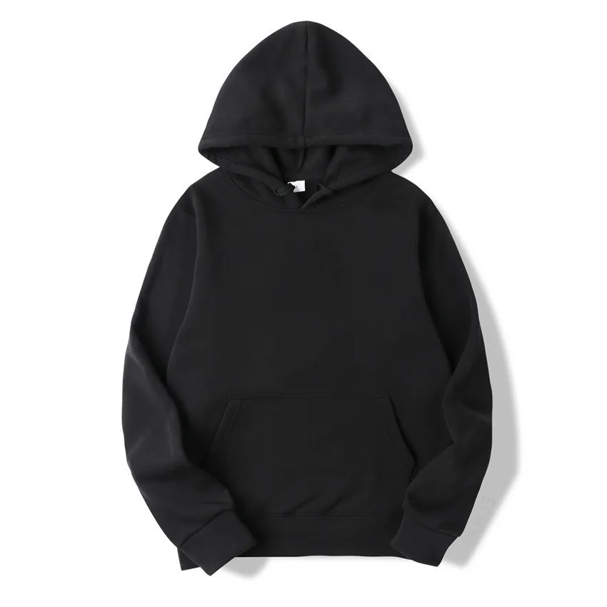 New Fashion Men's Women's Hoodies Spring Autumn Winter Casual Hoodies Sweatshirts Men Tops Solid Color Hoodie Sweatshirt Male - Image 2