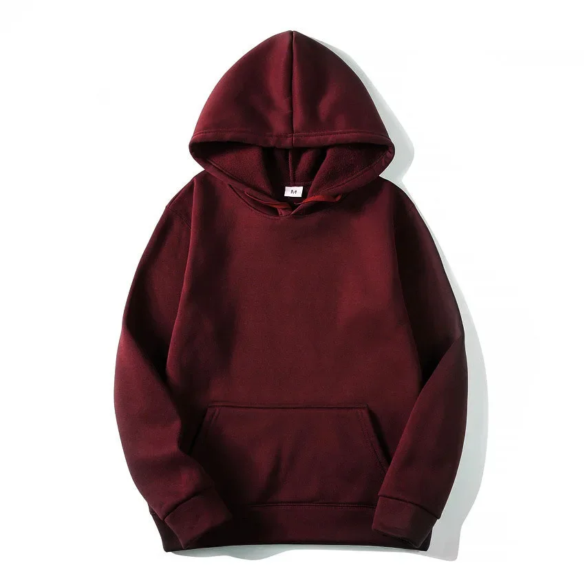 New Fashion Men's Women's Hoodies Spring Autumn Winter Casual Hoodies Sweatshirts Men Tops Solid Color Hoodie Sweatshirt Male - Image 5
