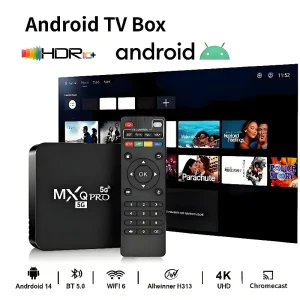 New MXQ Pro RK3229 Android Smart TV Box 2.4G&5G WiFi Original 4K HDR+ Media Player TV Box Remote Control TV Set Top Box IPTV