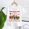 New Roblox Children T Shirts Cartoon Birthday Number Graphic T-shirts Boys Girls Casual Short Sleeves Tops Summer Kids Clothing