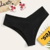 New Sexy V Cheeky Brazilian Bikini High Waisted Swimwear Women Summer Beach Bathing Suit Black Bikini Set Swimsuit Women