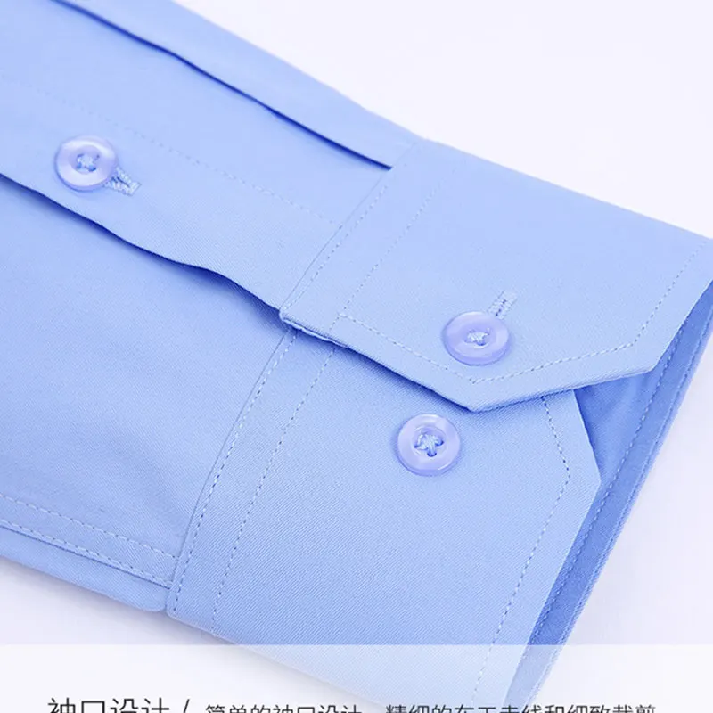 New men's long-sleeved shirt formal spring and summer thin business leisure high-quality non-ironing breathable work clothes - Image 5