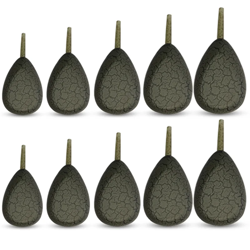 New type of crack-shaped fishing sinker for carp, equipped with a weighted sinker - in various colors, with a crack design on th - Image 4