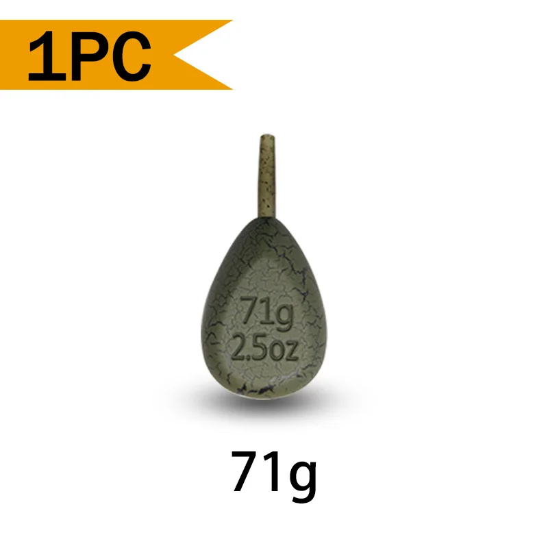 New type of crack-shaped fishing sinker for carp, equipped with a weighted sinker - in various colors, with a crack design on th - Image 5
