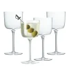 Nick and Nora Cocktail Glasses, 185ml Hand Blown Martini Glasses Set of 4