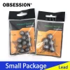OBSESSION A020 3g-21g Fishing Cheburashka Sinker Fishing Accesories Jig Round Head Bullet Weight Soft Lure Connector Texas Group