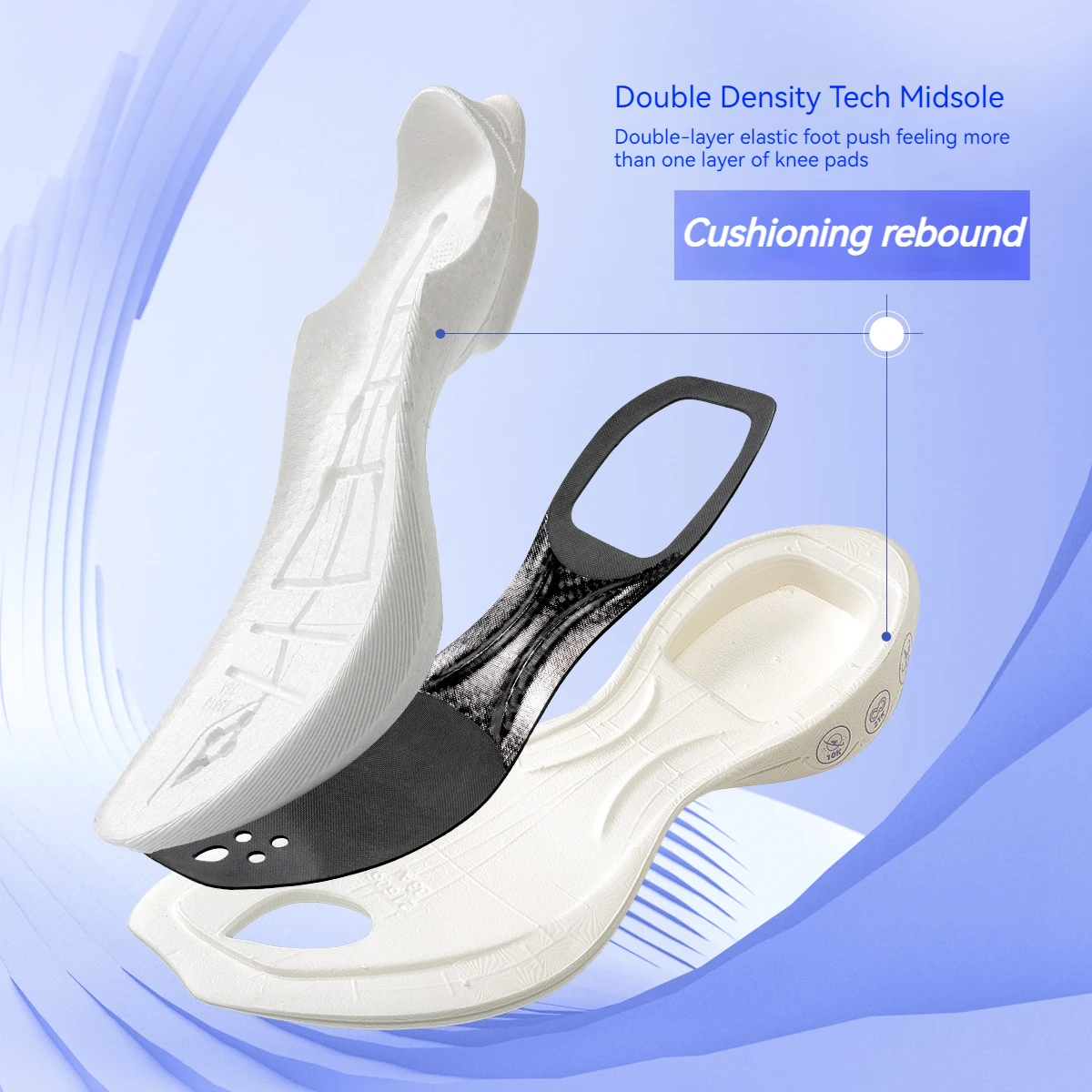ONEMIX Carbon Plate Marathon Running Racing Shoes Men Professional Stable Supp ort Shock-relief Ultra-light Rebound Sneaker - Image 5