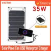 Outdoor Emergency Solar Panel USB 5-35W Waterproof Portable Charger Solar Panel Can Be fixed Backpack for Outdoor Hiking Camping