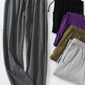 Pajama Pants Men's Pants Autumn and Winter 2025 New Loose Pants Printed Spring & Fall Home Pants