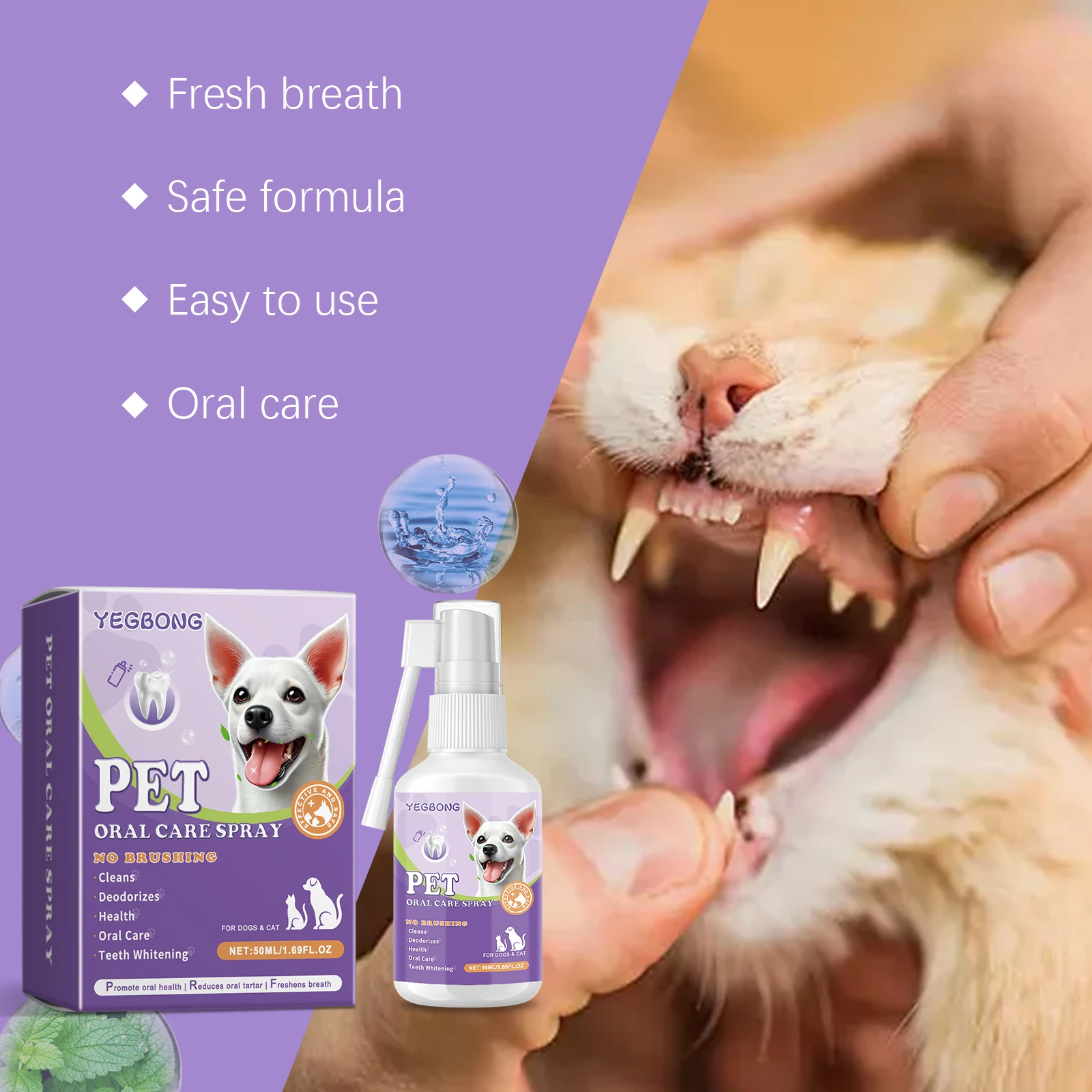 Pet Flea Spray Spray Effectively Removing Fleas Ticks Relieve Skin Itching Natural Ingredients Non Irritating Pet Flea Repellent - Image 6